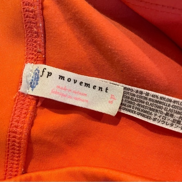 Free People Movement City Slicker Leggings in Orange Small - Picture 5 of 9